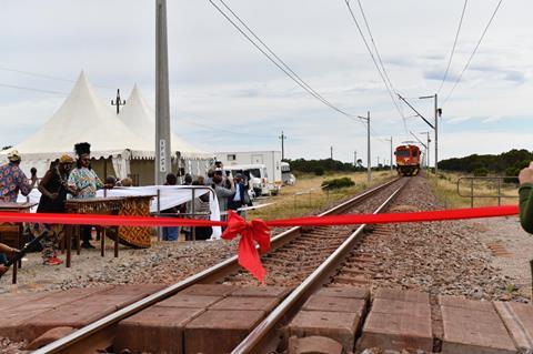 Transnet Freight Rail launched what it said was the revenue freight service with the most wagons in the world