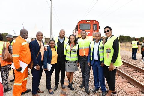 Transnet Freight Rail launched what it said was the revenue freight service with the most wagons in the world