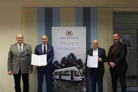 SRS Modertrans tram contract