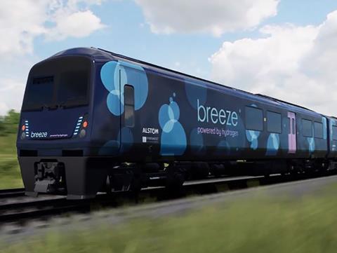 Breeze proposal to convert surplus Class 321 electric multiple-units to hydrogen power.
