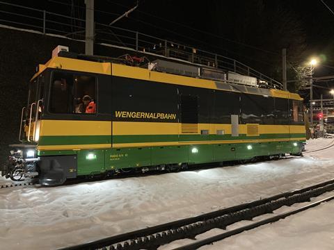 Switzerland, Wengernalpbahn WAB He(m) 4-4 '41' locomotive - 2