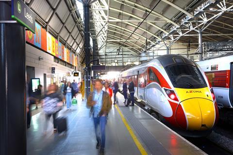 LNER Azuma Leeds - still