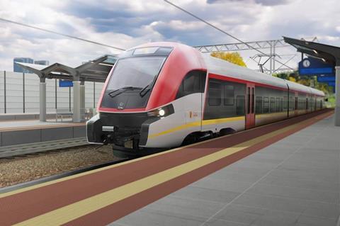 Łódzkie voivodship has ordered 10 more three-car electric multiple-units from Pesa