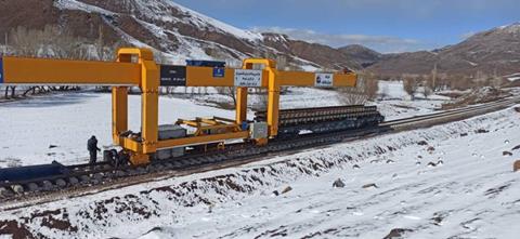 Iran Mianeh to Ardabil railway project (2)