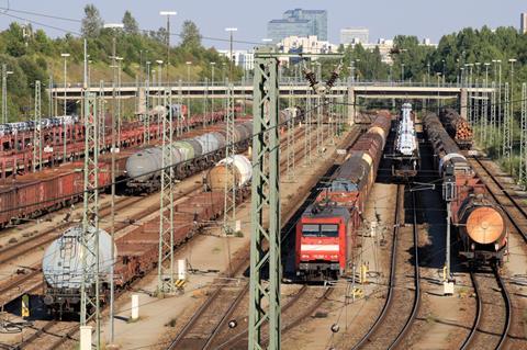 German freight yard (Photo: DB).