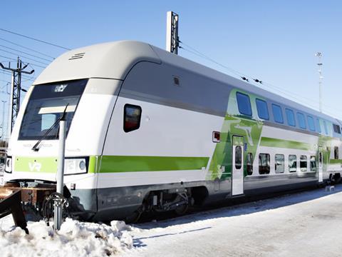 Transtech double-deck driving car.