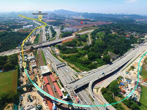 The 52·2 km SSP Line will link Sungai Buloh, Serdang and Putrajaya.