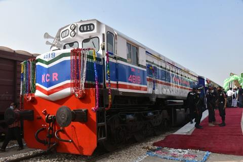 pk KCR inauguration loco