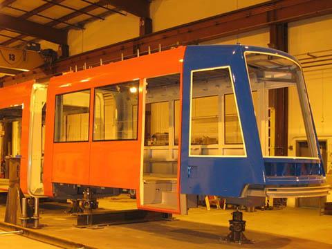 United Streetcar is building light rail vehicles in partnership with Skoda Transportation.