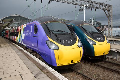 Avanti West Coast Pride Pendolino (Photo Tony Miles)