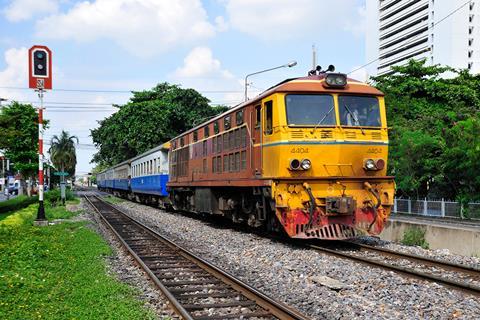 Train in Thailand