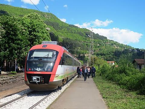 Bulgarian passenger train