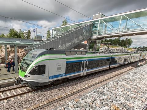 Greater Helsinki transport authority HSL has received two bids for a contract to operator commuter train services for 10 years from June 27 2021. 