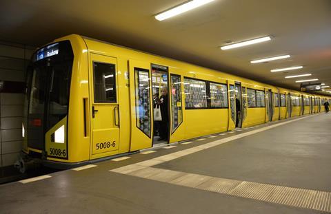 Berlin U-Bahn U7 train