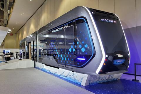 South Korean hydrogen fuel cell tram project
