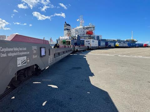 Picture_CargoBeamer operates test train between Marseille and Calais