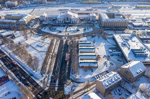 Vilnius railway station aerial view (Photo: Vilnius municipality)