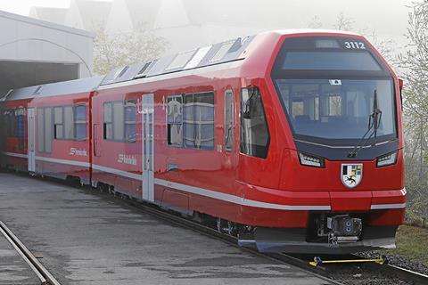 Rhätische Bahn has placed a SFr172·9m firm order for Stadler to supply a further 20 four-car Capricorn electric multiple-units.