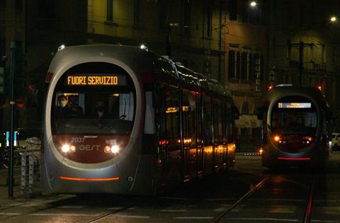 Firenze Hitachi battery train testing (Photo: GEST)