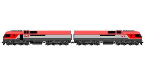 STM RZD 2TE35A twin-section diesel freight loco impression.jpg
