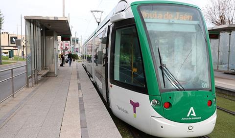 Jaen tramway (Photo Junta de Andalucia)