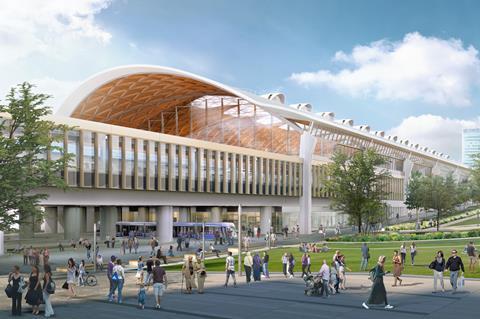 HS2 Birmingham Curzon Street station impression (2)