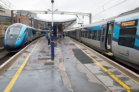 Manchester Piccadilly platforms 13 and 14