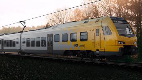 Lokaltog Stadler Flirt Akku battery train impression (Image Stadler)