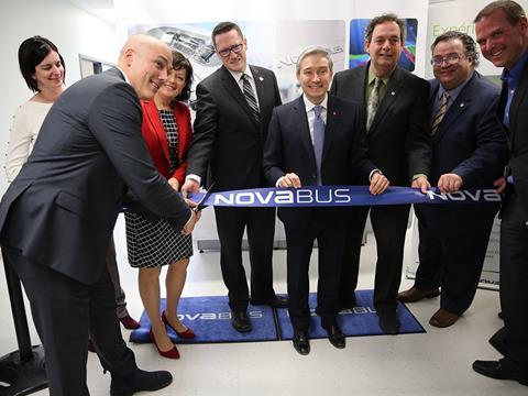 Volvo Group company Nova Bus has officially opened a development centre close to its factory at Saint-Eustache in Québec, where it will undertake R&D to support the increased use of electric power for sustainable bus operation.