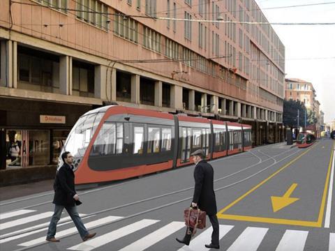 Bologna tram Green Line impression (Image Bologna Comune)
