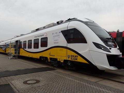 Newag multiple-unit for Koleje Dolnoslaskie at InnoTrans.
