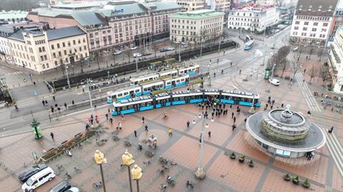 Göteborg M34 tram (Photo Göteborgs Spårvägar)