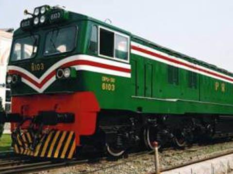 Pakistan Railways locomotive.