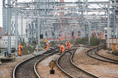 Manchester Victoria looking towards Salford Central