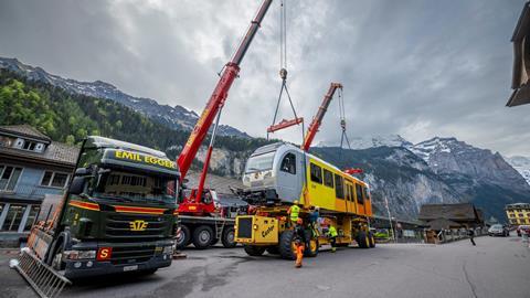 Delivery of Stadler EMU for Bergbahn Lauterbrunnen-Mürren (Photo BLM) (6)
