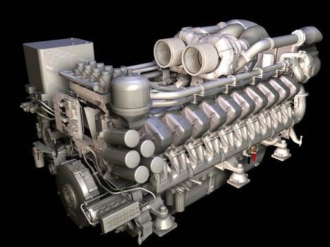 MTU engine.