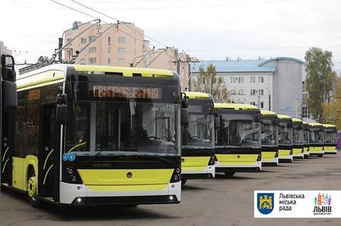 Lviv has taken delivery of the first 10 of 50 trolleybuses that Electron is supplying.