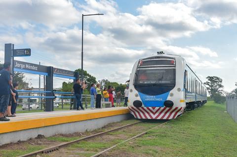 Trenes Argentinos has opened a two-station extension of its Paraná – Berduc local passenger service (3)