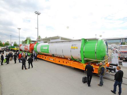 Wascosa displayed the Flex concept at the Transport Logistic trade show in München in May.