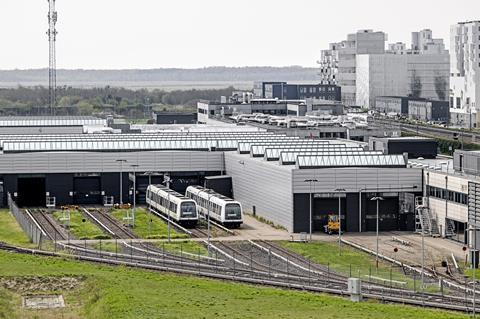 København metro depot (Photo Metroselskabet)