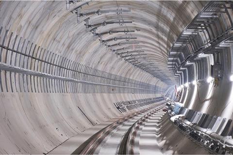 Perth Airport Line tunnel