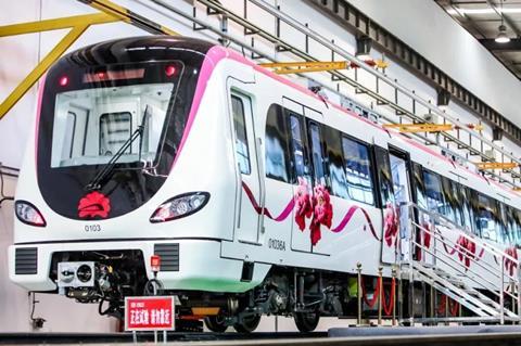 cn-Luoyang metro Line 1 train