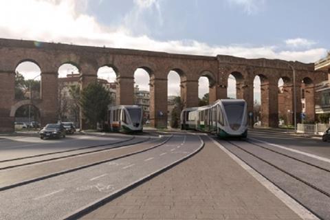 Roma Togliatti tramway (image Roma city hall)