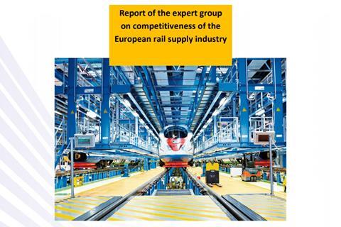 Report of the expert group on competitiveness of the European rail supply industry 