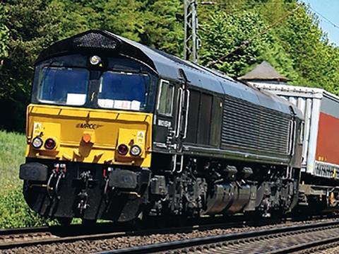 EMD Class 66 locomotive.