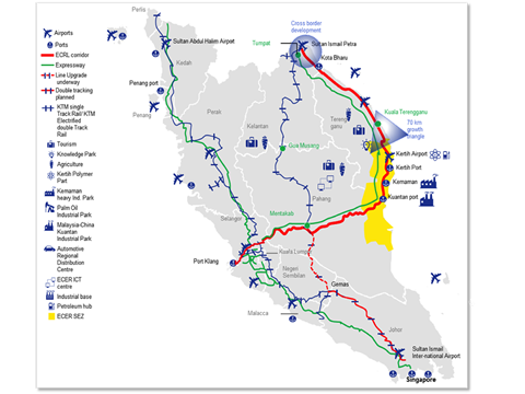 East Coast Railway Map East Coast Rail Link Contracts Awarded | News | Railway Gazette  International