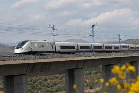 Talgo Series S106 Avril high speed trainset.