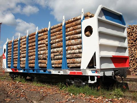 United Wagon Co’s prototype Type 13-6852 timber wagon is currently undergoing certification tests.