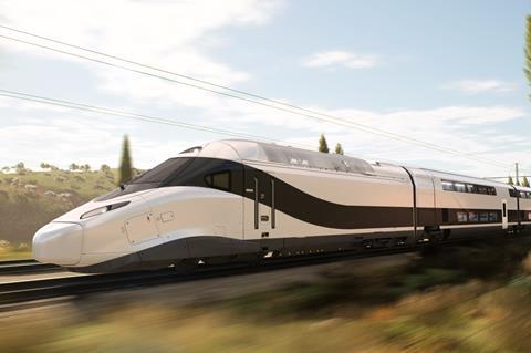 Proxima Alstom Avelia Horizon high speed train impression (Image Proxima)