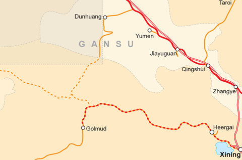 cn-dunhuang-golmud-map